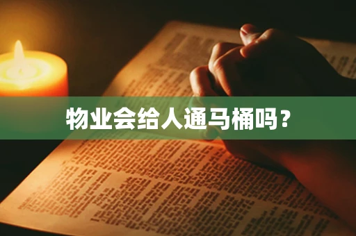 物业会给人通马桶吗？