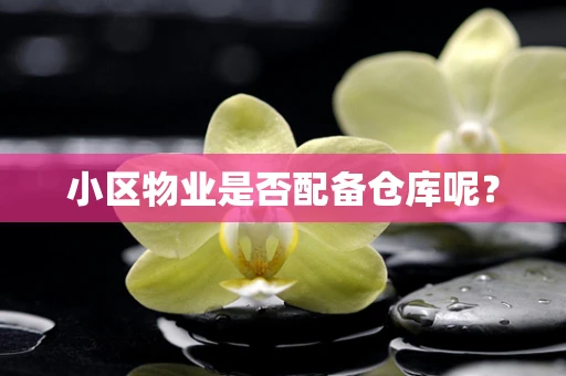 小区物业是否配备仓库呢？