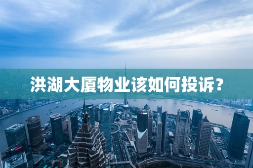 洪湖大厦物业该如何投诉？