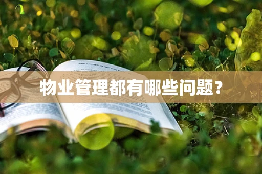 物业管理都有哪些问题？