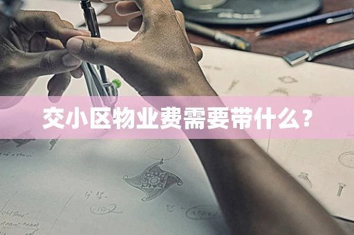 交小区物业费需要带什么？