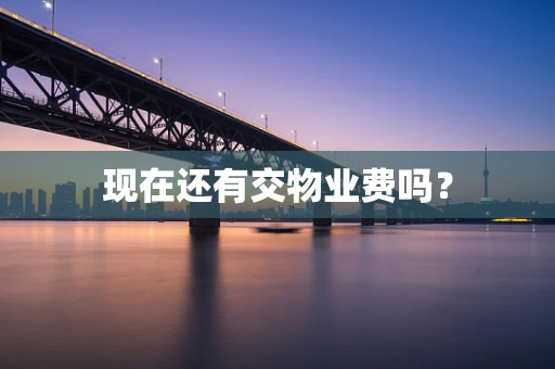 现在还有交物业费吗？