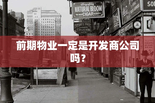 前期物业一定是开发商公司吗？