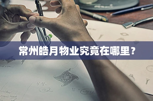 常州皓月物业究竟在哪里？