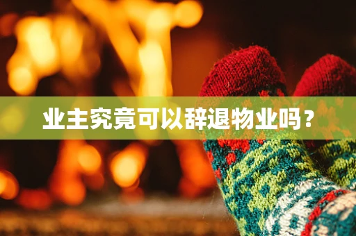 业主究竟可以辞退物业吗？