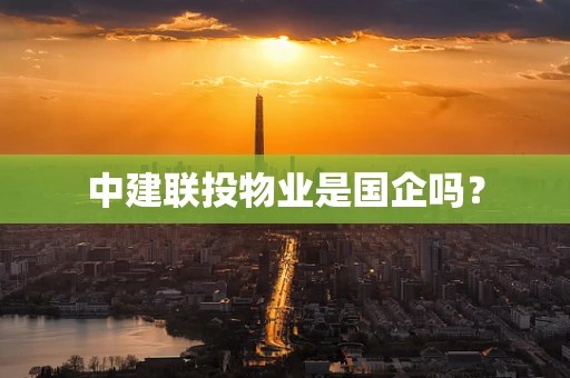 中建联投物业是国企吗？