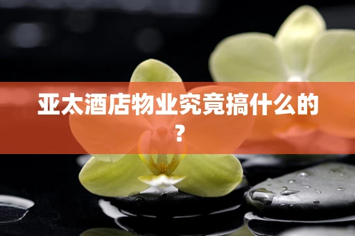 亚太酒店物业究竟搞什么的？