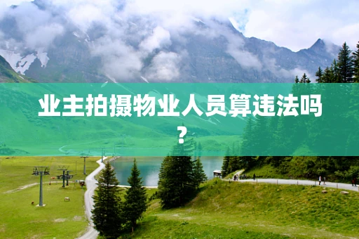业主拍摄物业人员算违法吗？