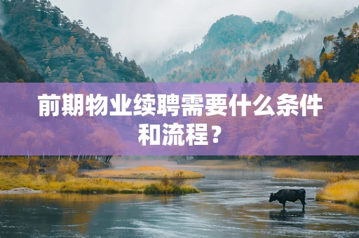 前期物业续聘需要什么条件和流程？