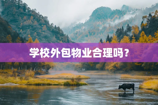 学校外包物业合理吗？