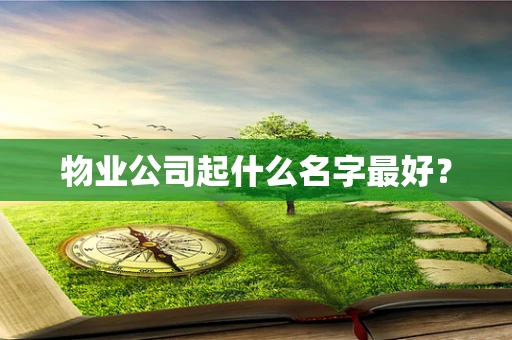 物业公司起什么名字最好？