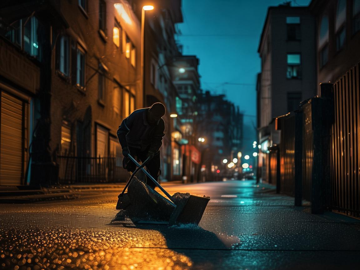 物业晚上搞卫生违法吗？